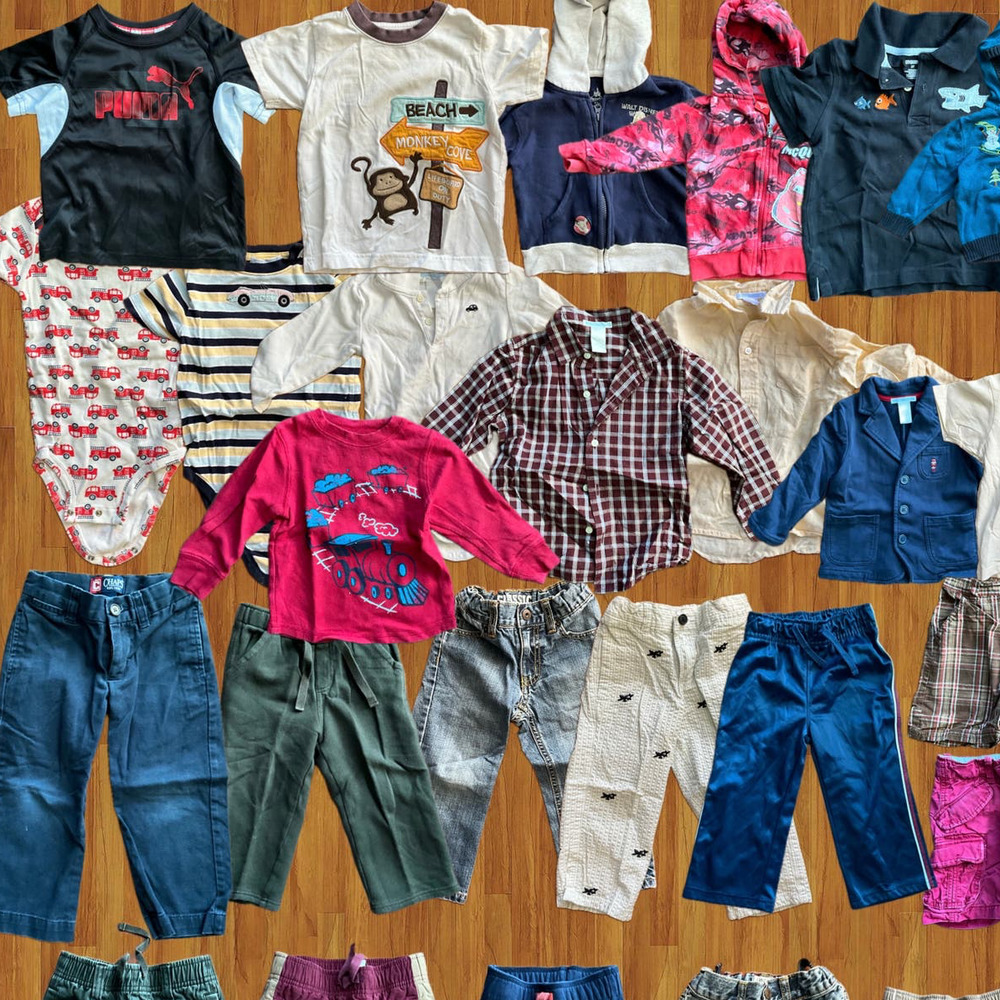 47 Lot toddler 2T Shirt Pants Hoodies Jamboree Carter’s Jaine & Jack and more! - Picture 3 of 6
